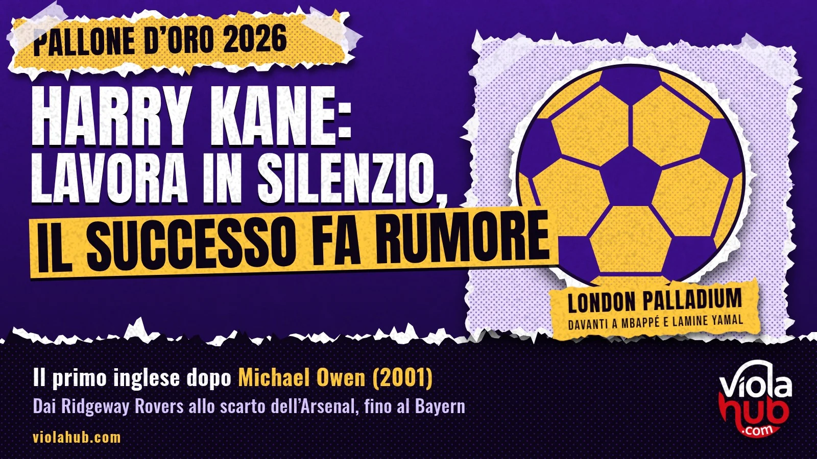 Harry Kane Pallone d’Oro 2026: lavora in silenzio, il successo fa rumore