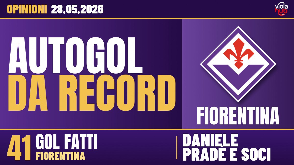 Autogol da record: la stagione dell’umiliazione viola