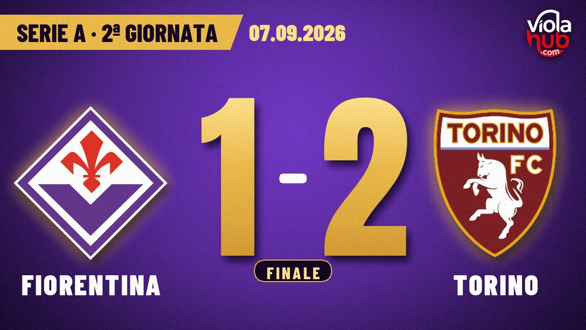 Fiorentina-Torino 1-2: zero punti, Grosso esonerato e Vanoli richiamato dal passato