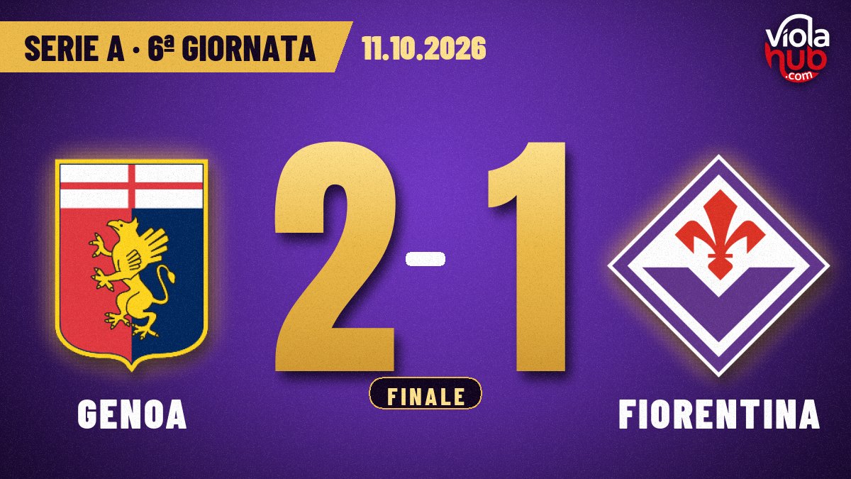 Genoa-Fiorentina 2-1: un quarto d’ora di sonno e la sosta che non ha svegliato nessuno