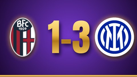 Bologna-Inter 1-3: Pobega illude il Dall’Ara al 10′, Thuram pareggia di testa prima dell’intervallo, poi i subentrati Carlos Augusto e Bonny firmano…