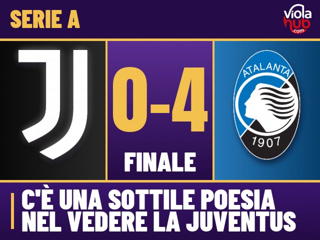 Pensate alla Juventus come a una nobildonna d’altri tempi che, scendendo le scale con un abito pomposo, inciampa sul primo…