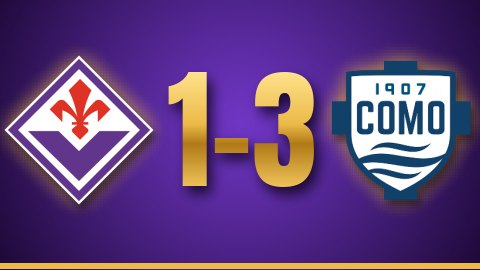 Bella, sprecona e penultima: il Como passa 3-1 al Franchi e alla Fiorentina restano le statistiche