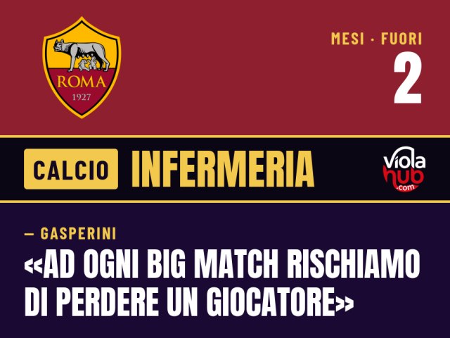 Venti giorni a occhio, alto grado a referto: Pellegrini si ferma ancora e la Roma va a Napoli con un’infermeria più completa della trequarti