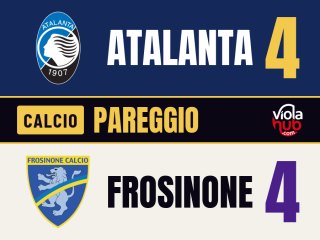 Atalanta-Frosinone 4-4: otto gol, due rimonte a testa e una difesa sola, quella che non c’era