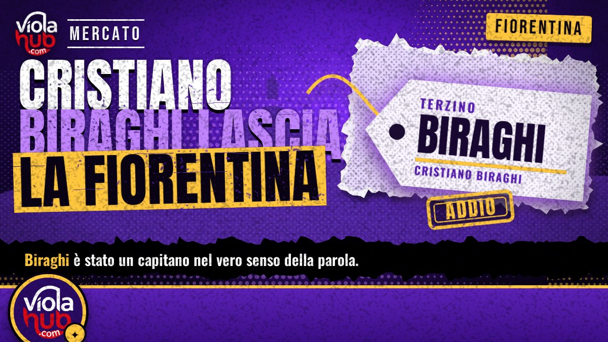 Cristiano Biraghi lascia la Fiorentina