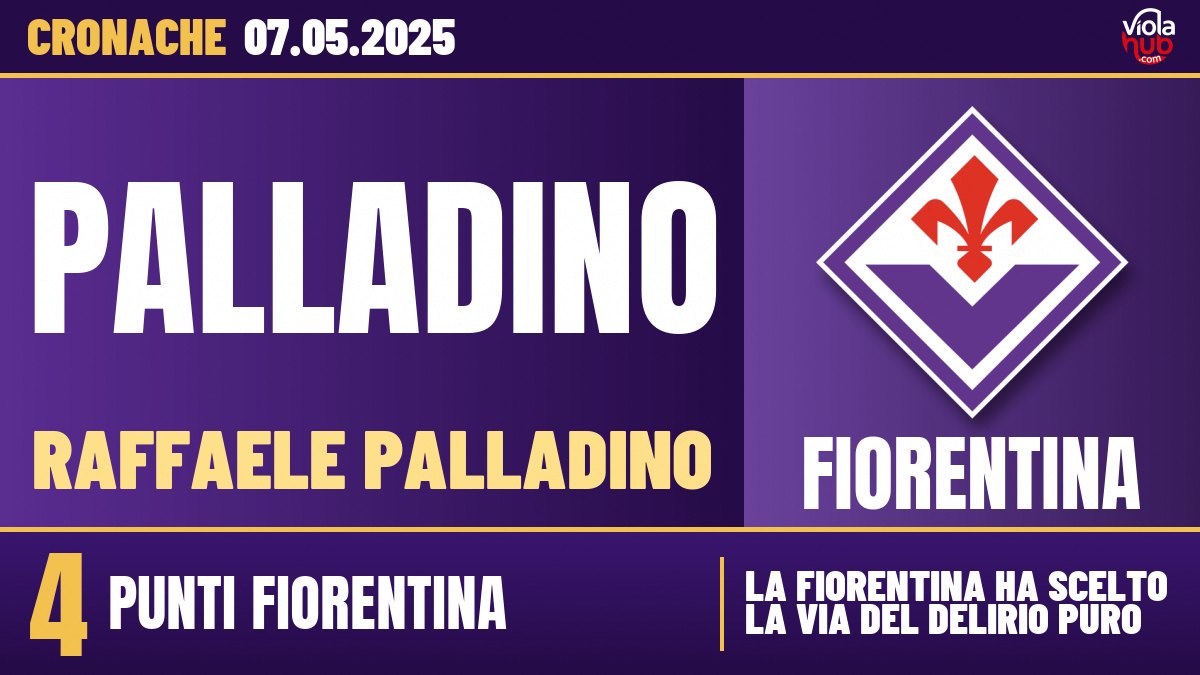 Palladino fino al 2027: la Fiorentina e il colpo di scena che sembra uno scherzo di Carnevale