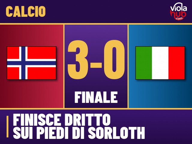 Piove, ovviamente, perché il cielo norvegese sa che quando l’Italia di Luciano Spalletti scende in campo, l’unica cosa appropriata è…