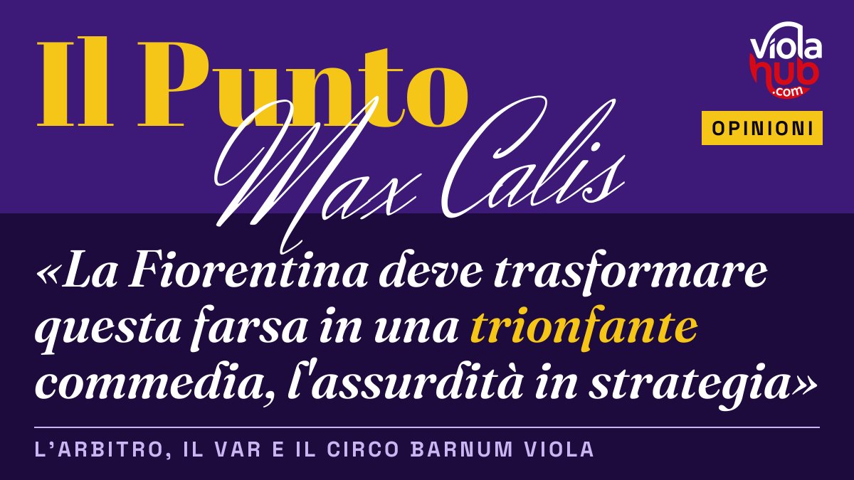 L’Arbitro, il VAR e il Circo Barnum Viola