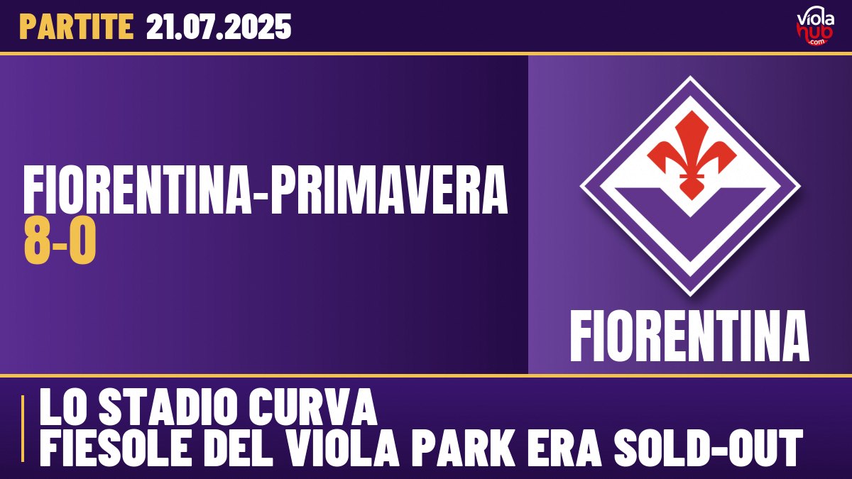 Fiorentina-Primavera 8-0: Pioli accende il Viola Park
