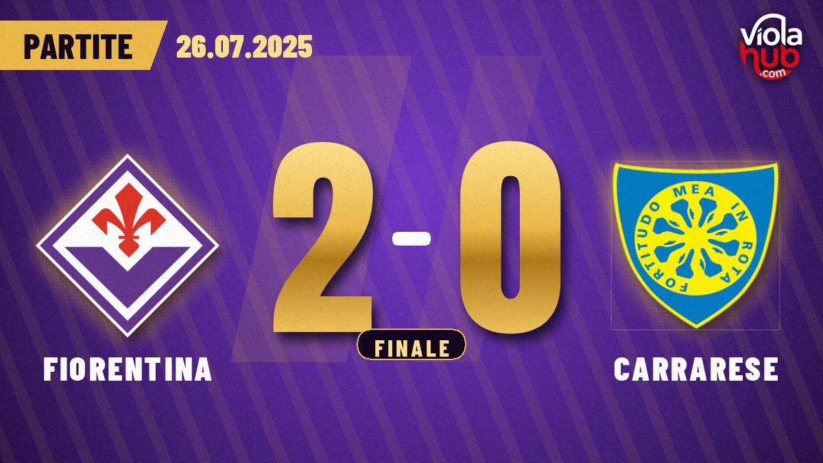 Fiorentina-Carrarese 2-0: Kean ruba la scena, la Carrarese fa la comparsa