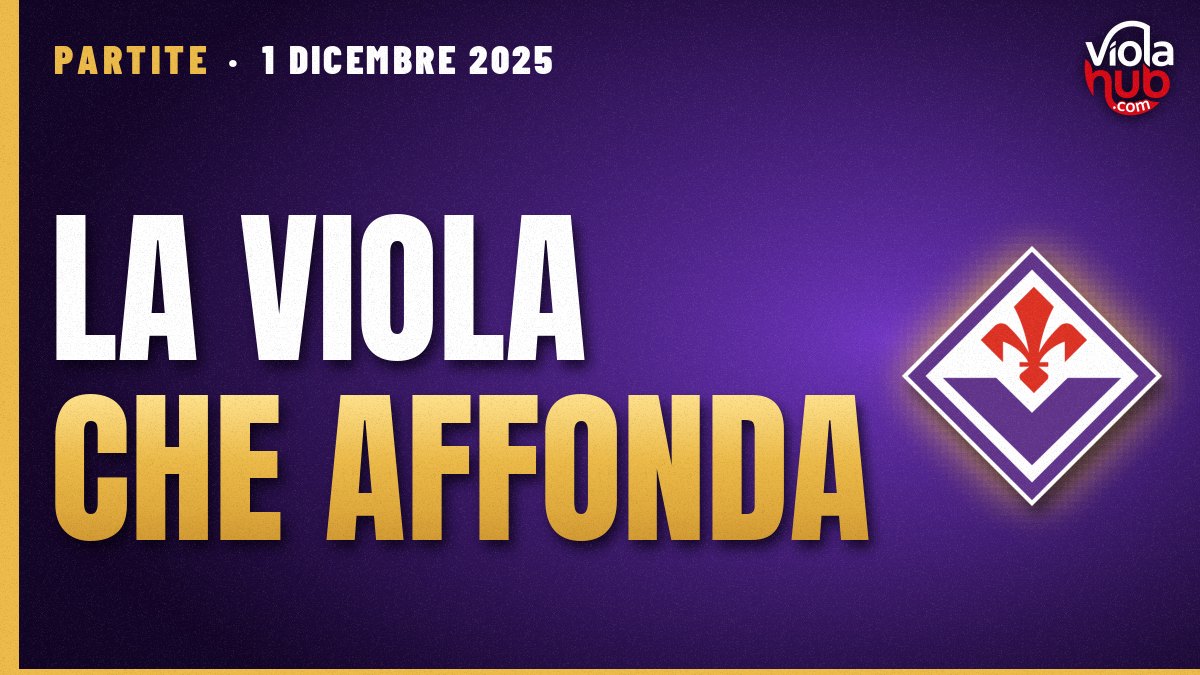 La Fiorentina è ultima in Serie A con sei punti in tredici giornate, zero vittorie, e ieri ha perso 2-0…