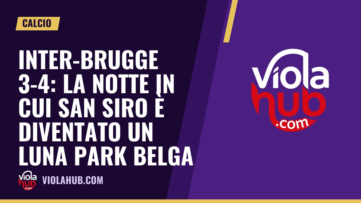 Inter-Brugge 3-4: la notte in cui San Siro è diventato un luna park belga