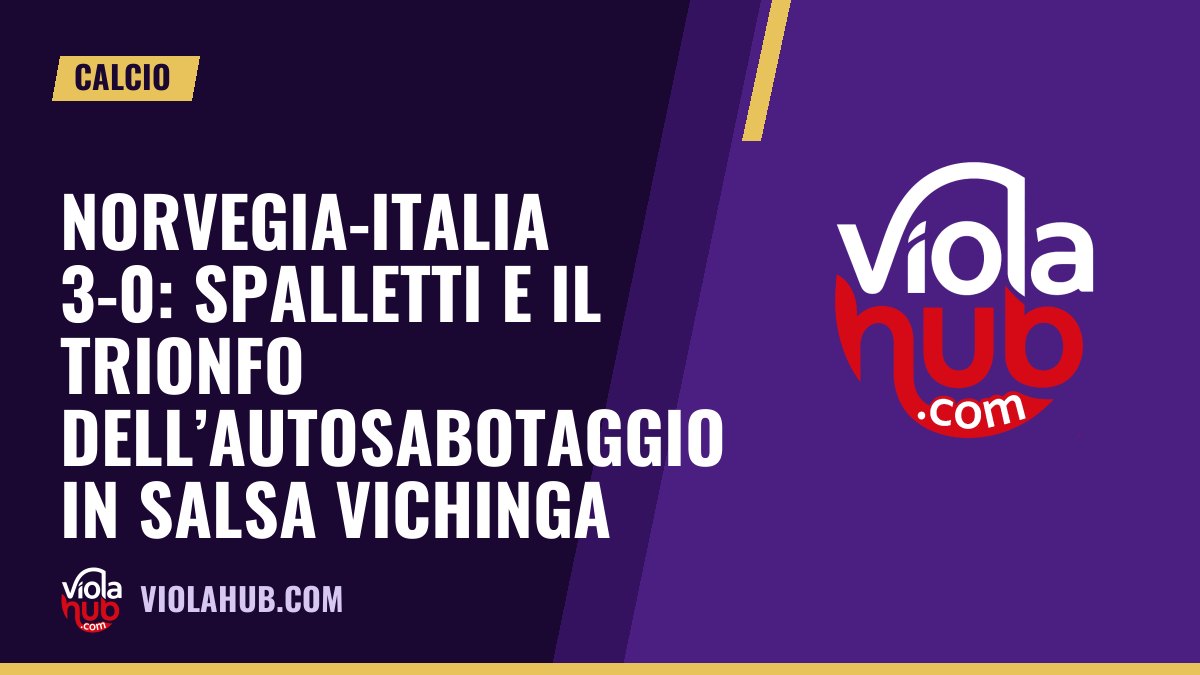 Norvegia-Italia 3-0: Spalletti e il trionfo dell’autosabotaggio in salsa vichinga